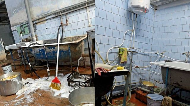 Un nou scandal la Spitalul din Bălți după publicarea unor imagini privind starea deplorabilă din blocul alimentar