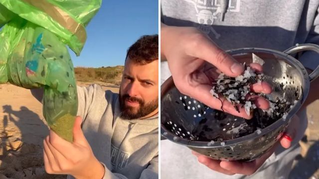 La Fiscalía abre diligencias por la marea de pellets de plástico en las costas gallegas