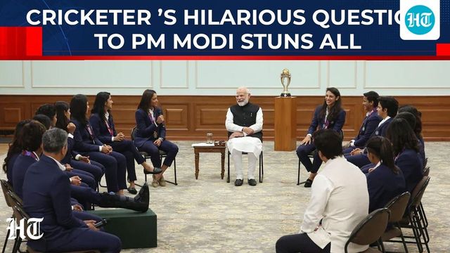 Indian women cricketer Harleen Deol asks PM Modi about his skincare secrets