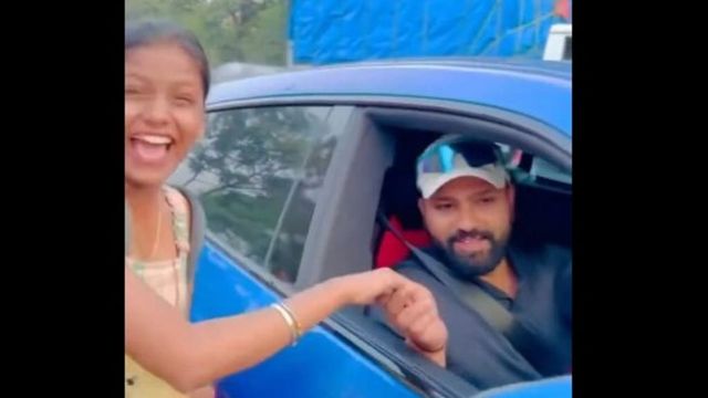 Rohit Sharma stops car for a fan in busy Mumbai street, wishes her happy birthday in incredible gesture