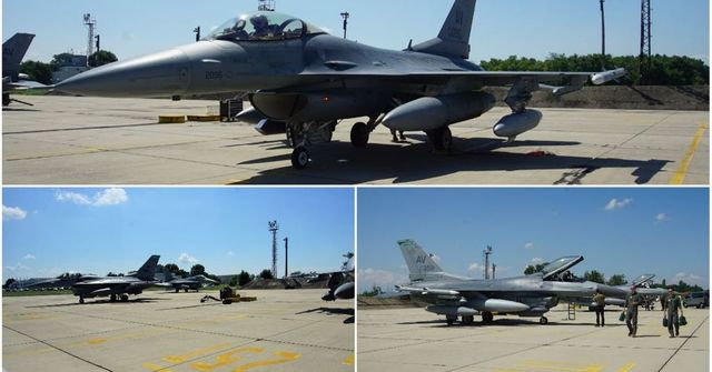 Американски екипажи на F-16 се пребазираха в авиобаза Граф Игнатиево
