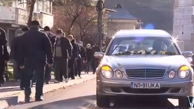 Draga Olteanu Matei, înmormântată cu onoruri militare, lângă soțul ei