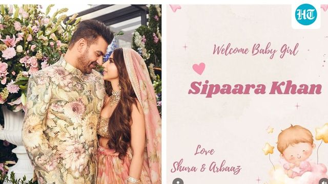Arbaaz Khan-Sshura Khan blessed with a baby girl, names her…- see post