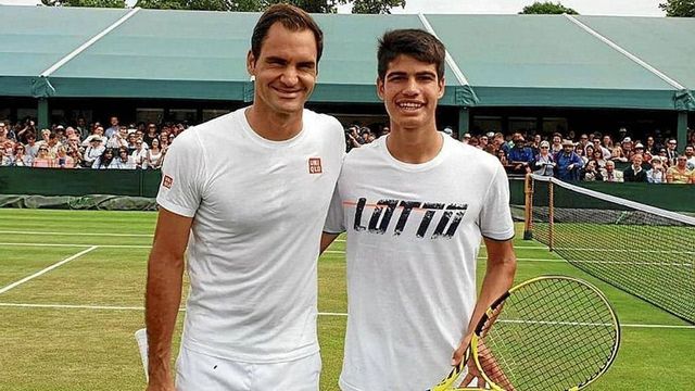 Alcaraz se reencuentra con Federer