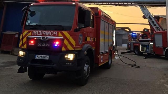 Incendiu la Spitalul Județean din Miercurea Ciuc