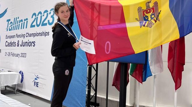 Uliana-Dumitrița Josan a cucerit medalia de bronz la Campionatul European de scrimă printre cădeți