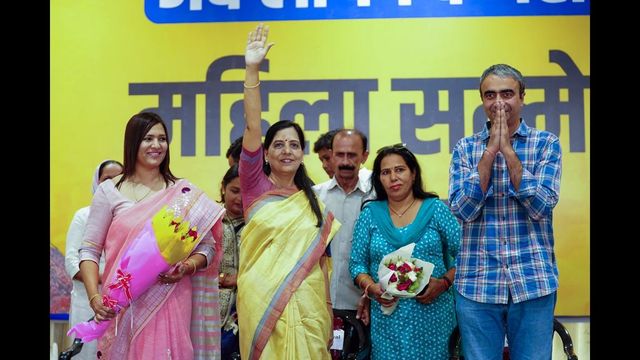 Sunita Kejriwal urges voters to back AAP in Haryana assembly elections