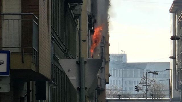 Robbanás történt egy budapesti társasházban