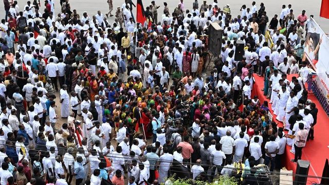 DMK takes out protests against Union Budget in Salem, Namakkal and Erode