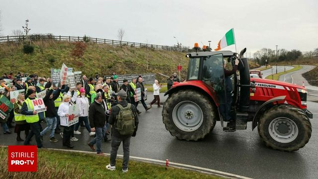 Mii de fermieri irlandezi au protestat față de acordul UE–Mercosur