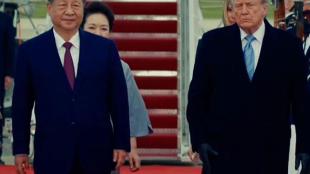 Xi Jinping a ajuns la Washington: Donald Trump l-a întâmpinat la baza Andrews