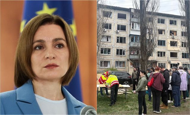 Maia Sandu cere mai multe sancțiuni împotriva Rusiei, după atacul asupra Ucrainei soldat cu cel puțin 16 morți și peste 100 de răniți