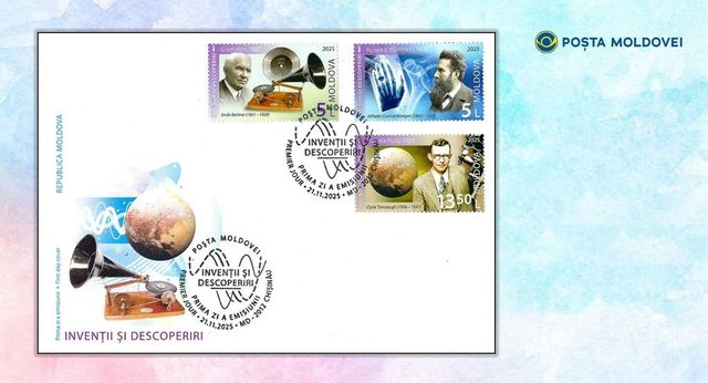 Poșta Moldovei lansează mărci poștale dedicate unui inventator…