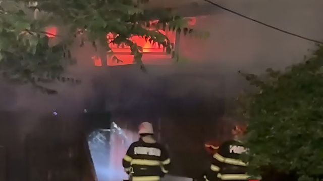 Incendiu puternic în București