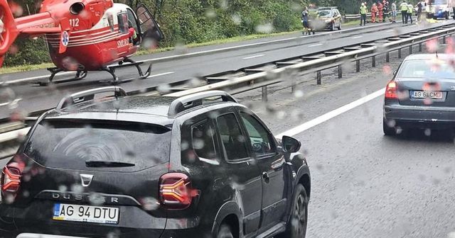 Circulație reluată pe A1 București - Pitești după un accident cu doi morți