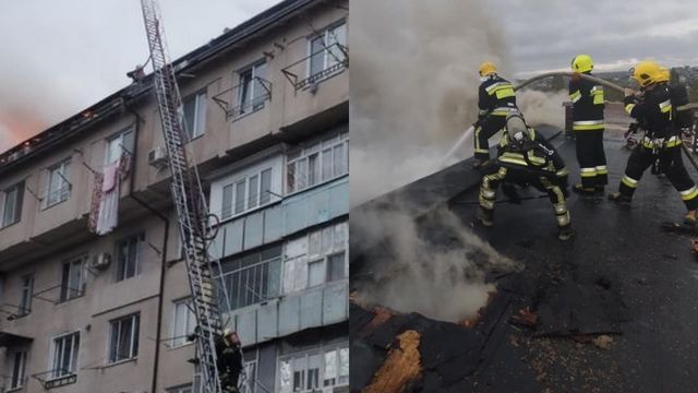 Care ar fi cauza preliminara a incendiului izbucnit în mansarda din capitală. IGSU vine cu explicații