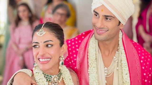 Prateik Babbar ties knot with long-time girlfriend Priya Banerjee in a dreamy wedding – Check pics here