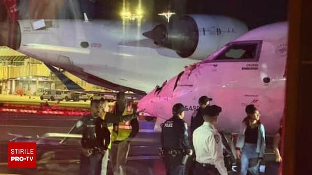 Două avioane regionale Delta s-au ciocnit pe aeroportul LaGuardia din New York