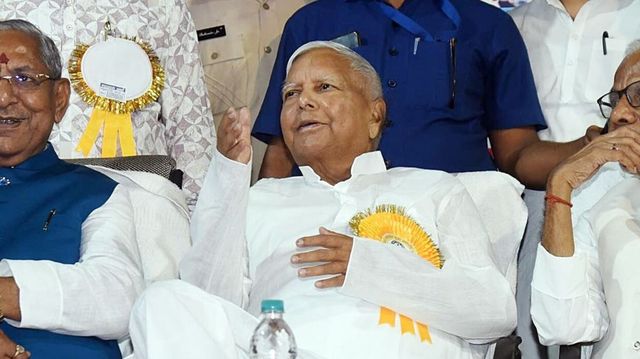 Lalu Prasad takes vulgar jibe at Nitish Kumar’s women’s rally: Only to letch