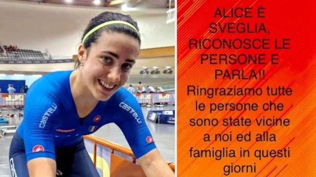 Alice Toniolli esce dal coma dopo incidente in gara ciclismo: parla e riconosce persone