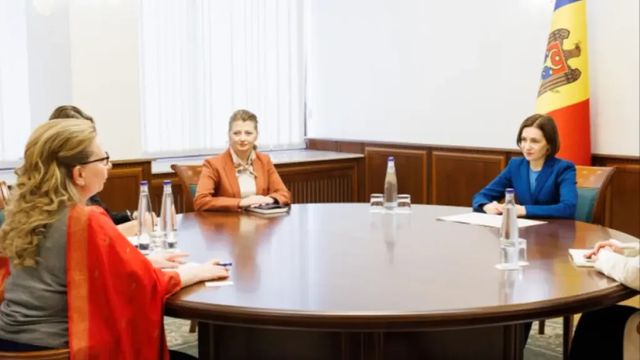 Maia Sandu a discutat cu noua șefă a Consiliului Europei la Chișinău despre reforma justiției