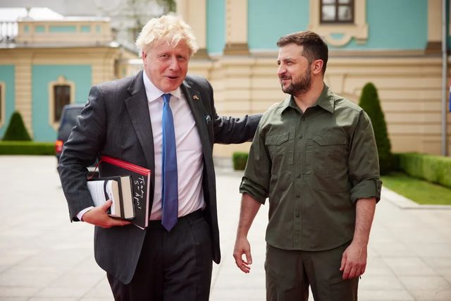 Premierul britanic Boris Johnson face o a doua vizită surpriză la Kiev