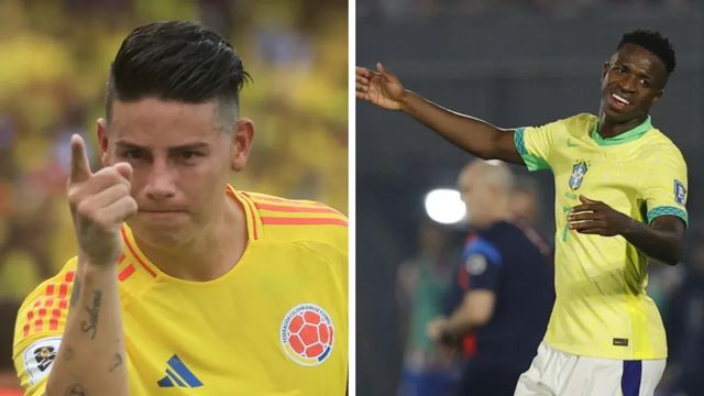 James brilla ante una Argentina sin Messi y Brasil sufre otro bochorno