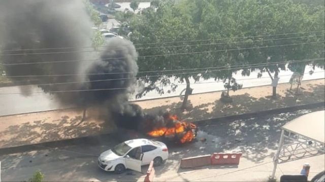 Car explodes near Islamabad court, leaves 5 dead, 25 injured