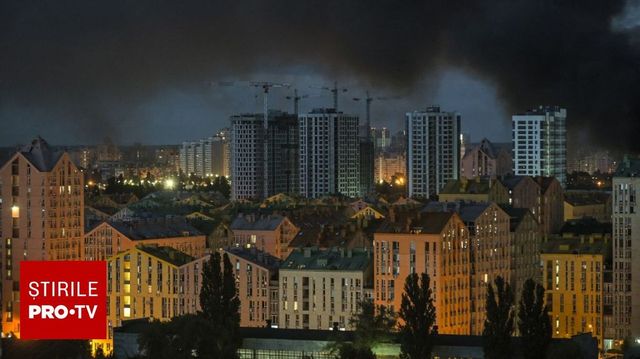 Explozii puternice la Kiev, după un nou atac cu rachete balistice rusești