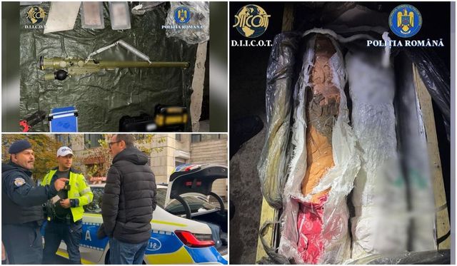 Armamentul din camionul depistat la Vama Albița, adus cu acte false. Șoferul moldovean, reținut