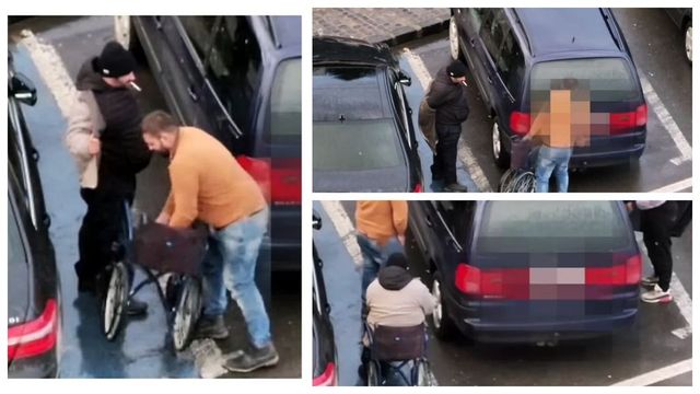 Video de senzație cu miracolul de la Brașov. Un bărbat aflat în scaun cu rotile s-a ridicat și a început să meargă