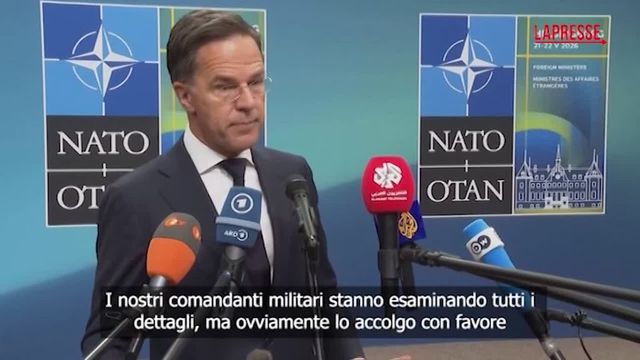 Rutte, 'disimpegno Usa graduale, sulle cifre decisione è degli Usa'