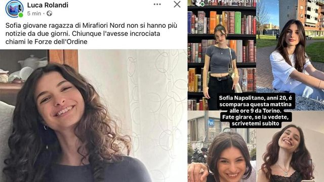 Sofia Napolitano, universitaria ventenne, scomparsa da lunedì mattina: mistero a Torino