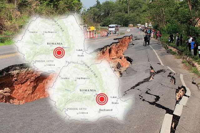 Două cutremure s-au produs sâmbătă dimineață în România, în zone seismice diferite