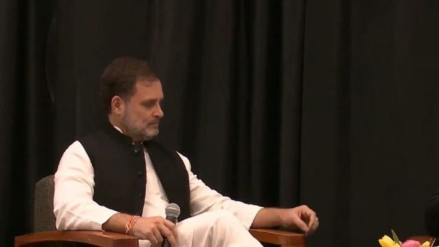 'India, West gave up on idea of production, handed it to China': Rahul in Texas