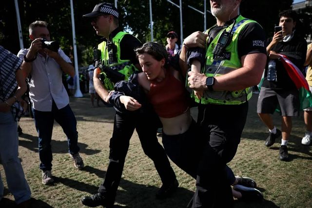 Londra, 150 arresti alla manifestazione pro Pal