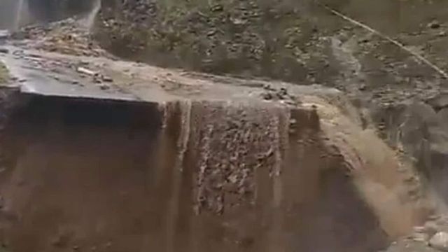 Massive landslide hits Arunachal Pradesh highway near Dibang Valley