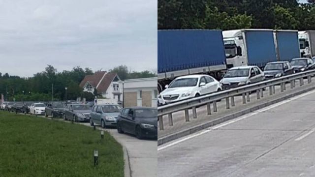 Trafic intens la PVFI Sculeni