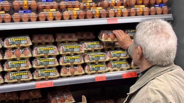 La inflación alcanza su nivel más alto en 16 meses con el precio de los huevos disparado un 22% este año