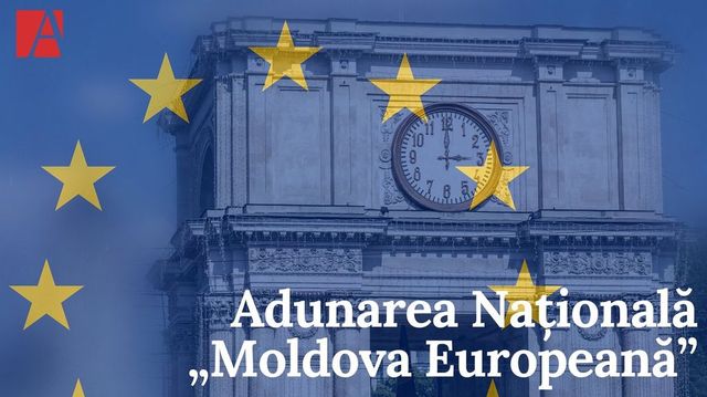 Adunarea Națională „Moldova Europeană” se va desfășura astăzi la Chișinău și în alte 33 de orașe din Europa