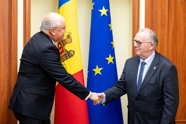 Maia Sandu a discutat la Chișinău cu președintele CESE despre sprijinul pentru parcursul european al Moldovei