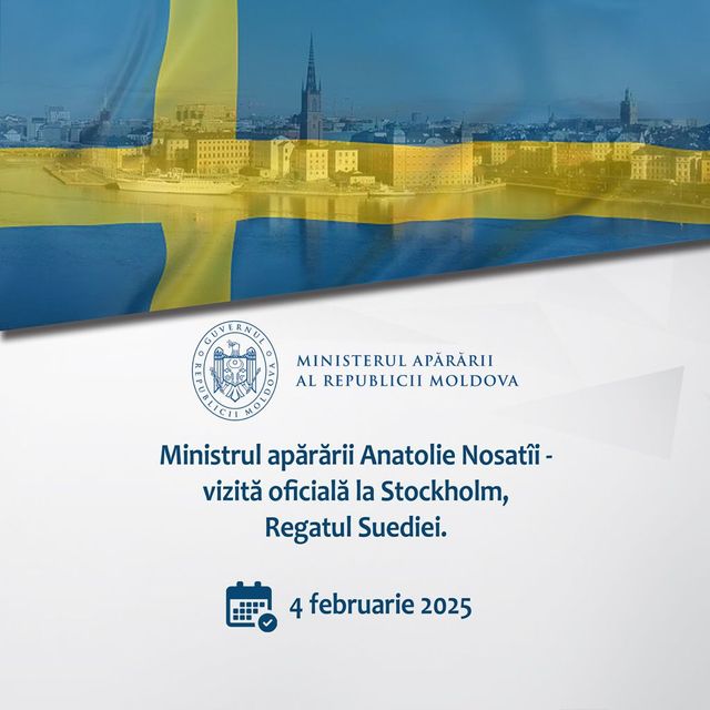 Ministrul Apărării pleacă într-o vizită oficială la Stockholm