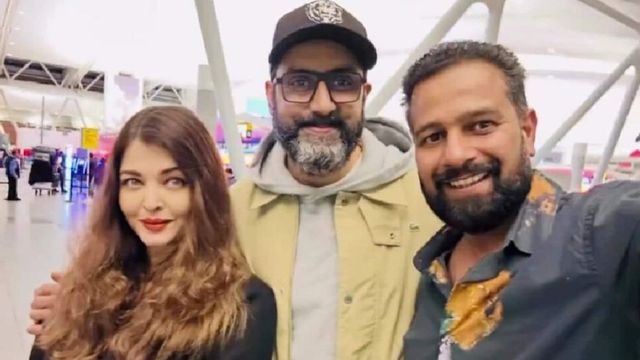 Abhishek Bachchan, Aishwarya Rai are all smiles as they pose together in unseen video from their vacation, watch viral video