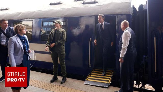 Șeful NATO, Mark Rutte, se află la Kiev într-o vizită-surpriză de solidaritate