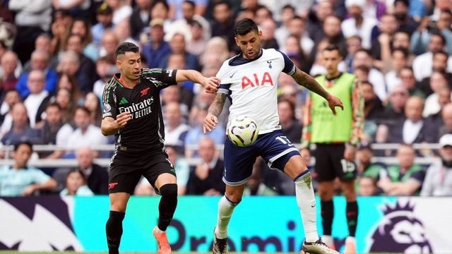 Cu Drăgușin rezervă, Tottenham pierde la limită derby-ul Londrei cu Arsenal