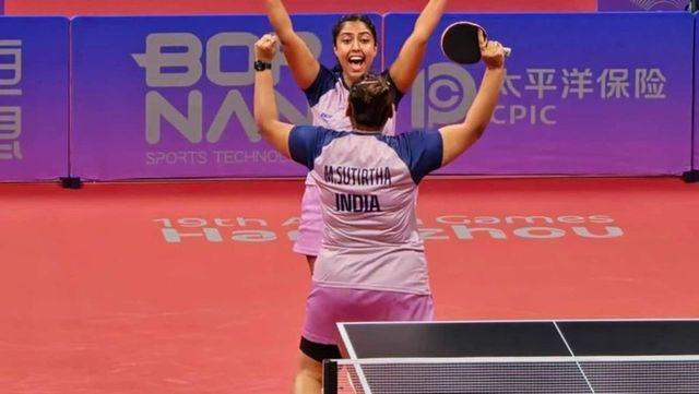 Table Tennis: Sutirtha-Aihika Reach Women's Double Semis, Assures Bronze