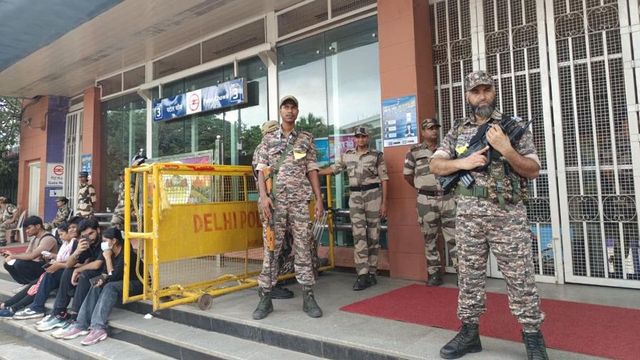 Central Delhi gridlocked as 17 metro stations shut