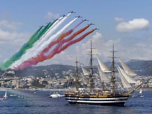 L'Amerigo Vespucci è a Trieste, al via il Tour Mediterraneo