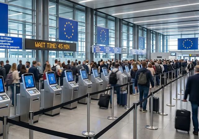 El caos aeroportuario que se avecina este verano: las aerolíneas exigen la retirada del nuevo control biométrico