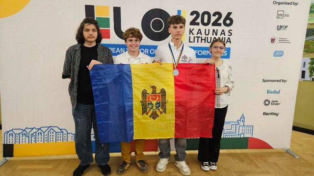 Medalie de argint pentru Republica Moldova la Olimpiada Europeană de Informatică pentru Juniori